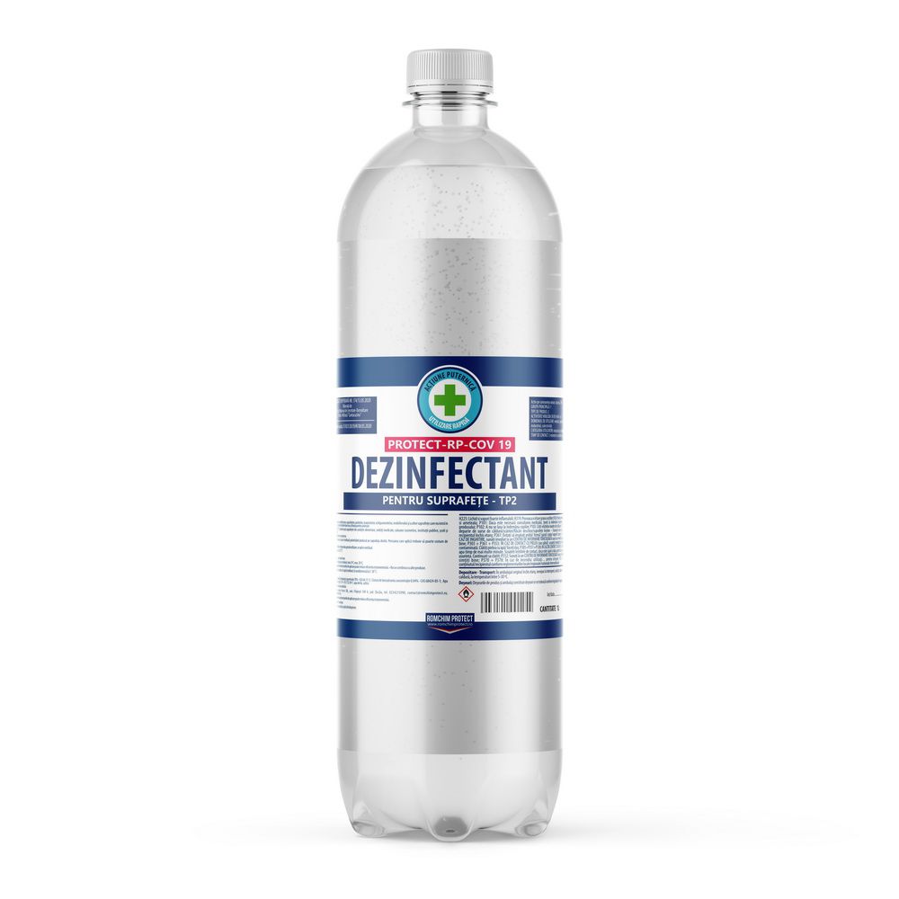 Dezinfectant pentru suprafete pe baza de alcool etilic 70%-PROTECT-RP-COV 19-1l